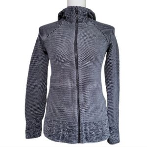 Ivivva by Lululemon Just Cozy Cotton Cardigan Hoodie Scuba